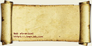 Snežana Jović vizit kartica